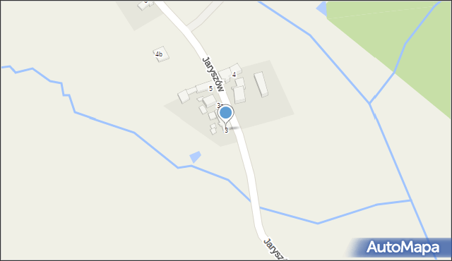 Jaryszów, Kolonia Jaryszów, 3, mapa Jaryszów
