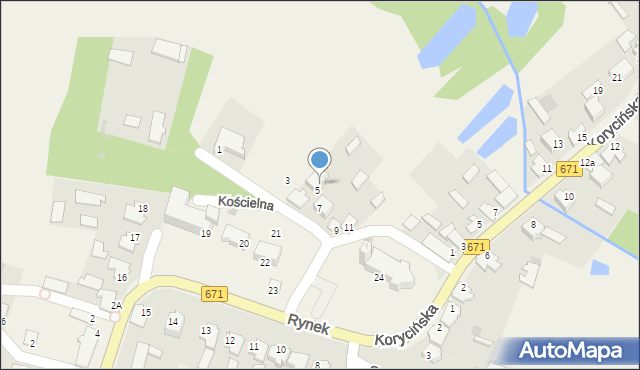 Jasionówka, Kościelna, 5A, mapa Jasionówka