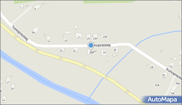 Jasło, Konopnickiej Marii, 24a, mapa Jasła