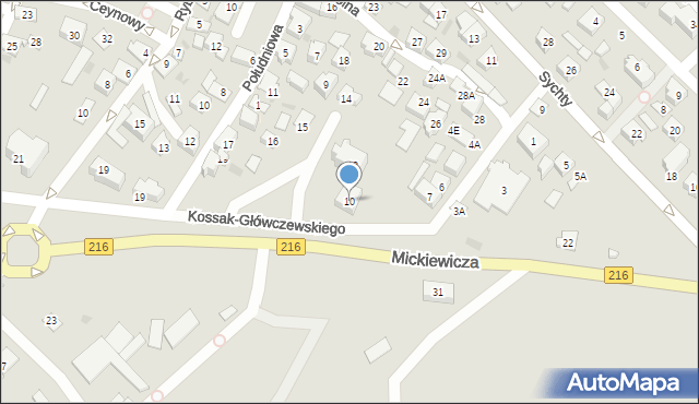 Jastarnia, Kossak-Główczewskiego Wojciecha, ks., 10, mapa Jastarnia