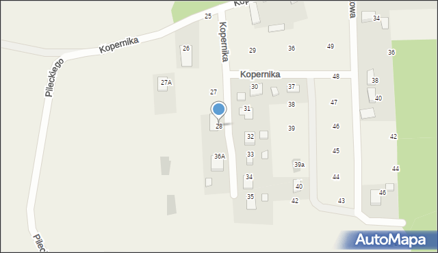 Jastkowice, Kopernika Mikołaja, 28, mapa Jastkowice