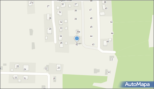Jastkowice, Kopernika Mikołaja, 42, mapa Jastkowice