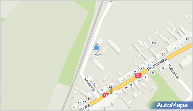 Jastrowie, Kolejowa, 3a, mapa Jastrowie