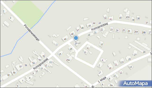 Jastrowie, Konopnickiej Marii, 17, mapa Jastrowie