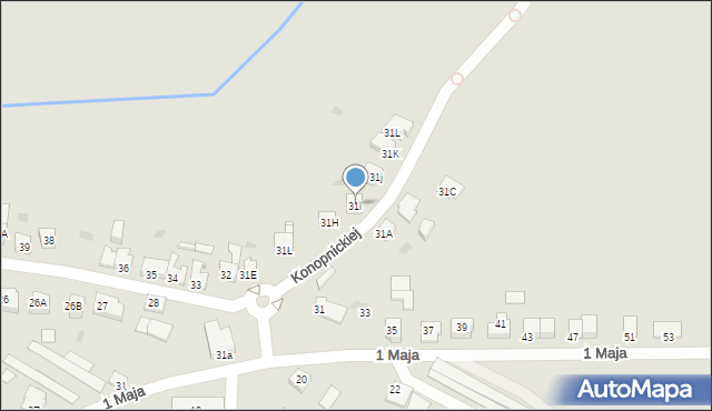 Jastrowie, Konopnickiej Marii, 31i, mapa Jastrowie