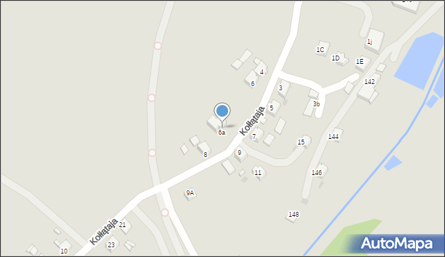 Jastrzębie-Zdrój, Kołłątaja Hugo, 8a, mapa Jastrzębie-Zdrój