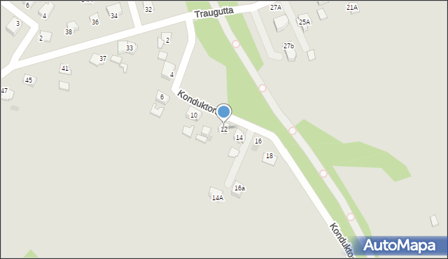 Jastrzębie-Zdrój, Konduktorska, 12, mapa Jastrzębie-Zdrój