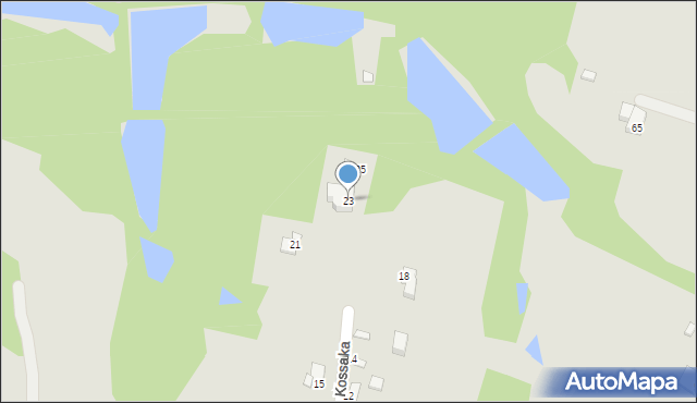 Jastrzębie-Zdrój, Kossaka Juliusza, 23, mapa Jastrzębie-Zdrój