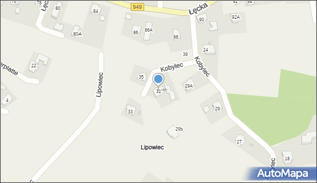 Jawiszowice, Kobylec, 31, mapa Jawiszowice