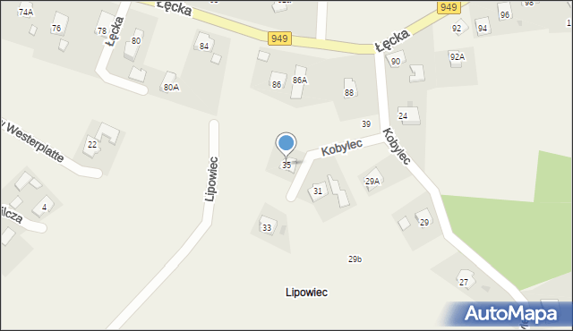 Jawiszowice, Kobylec, 35, mapa Jawiszowice