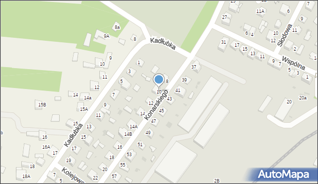 Jędrzejów, Konarskiego Stanisława, 10, mapa Jędrzejów