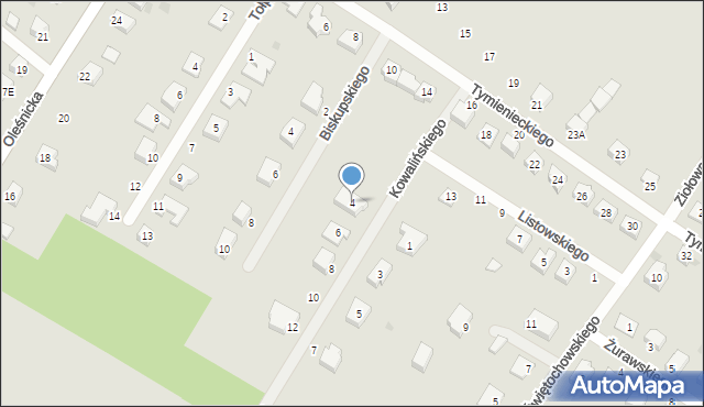 Jelcz-Laskowice, Kowalińskiego Stanisława, 4, mapa Jelcz-Laskowice