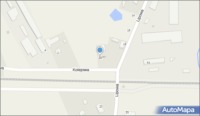 Jonkowo, Kolejowa, 2A, mapa Jonkowo