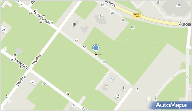 Józefów, Kościuszki Tadeusza, gen., 57, mapa Józefów