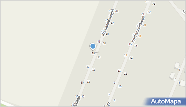 Kamień Pomorski, Kochanowskiego Jana, 39, mapa Kamień Pomorski