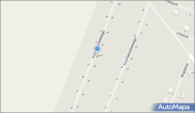 Kamień Pomorski, Kochanowskiego Jana, 40, mapa Kamień Pomorski