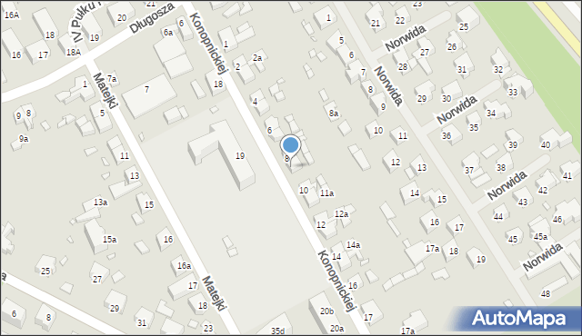 Kamień Pomorski, Konopnickiej Marii, 9, mapa Kamień Pomorski