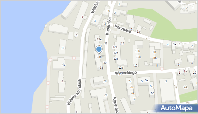 Kamień Pomorski, Kopernika Mikołaja, 33b, mapa Kamień Pomorski