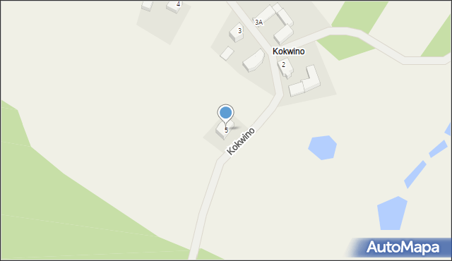 Kamienica Królewska, Kokwino, 5, mapa Kamienica Królewska