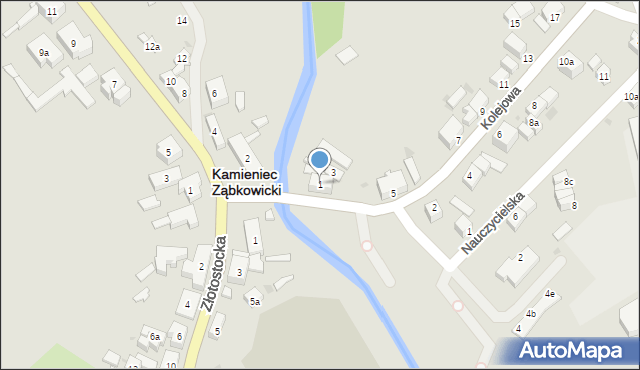 Kamieniec Ząbkowicki, Kolejowa, 1, mapa Kamieniec Ząbkowicki