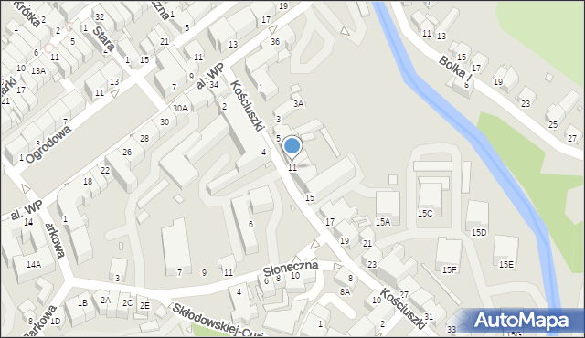 Kamienna Góra, Kościuszki Tadeusza, gen., 11, mapa Kamienna Góra