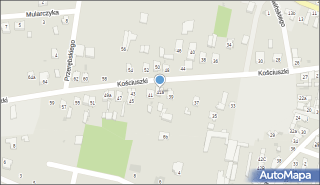 Kamieńsk, Kościuszki Tadeusza, gen., 41a, mapa Kamieńsk