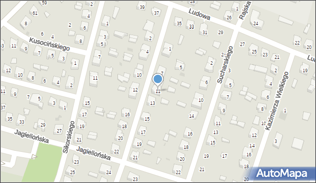 Kamieńsk, Kotarbińskiego Mieczysława, 11, mapa Kamieńsk