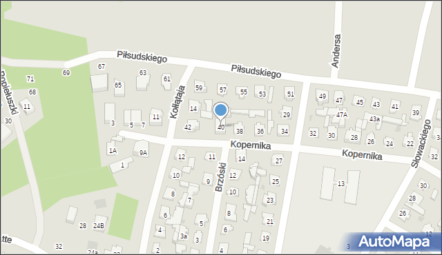 Karczew, Kopernika Mikołaja, 40, mapa Karczew