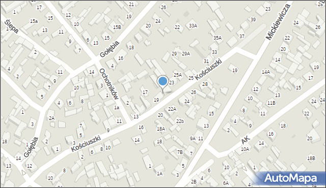 Karczew, Kościuszki Tadeusza, gen., 21, mapa Karczew