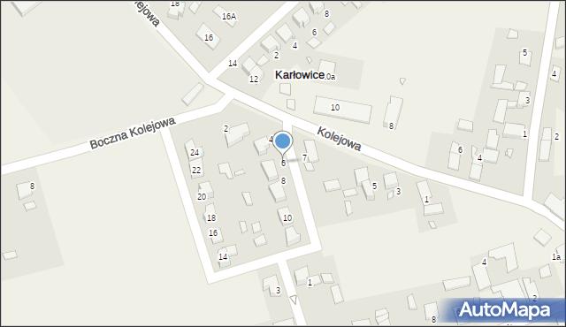 Karłowice, Konopnickiej Marii, 6, mapa Karłowice