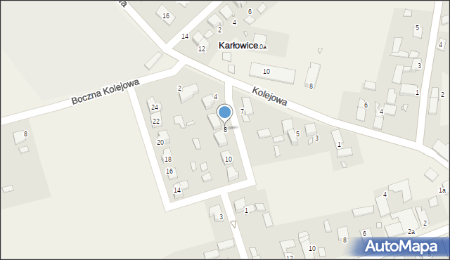 Karłowice, Konopnickiej Marii, 8, mapa Karłowice