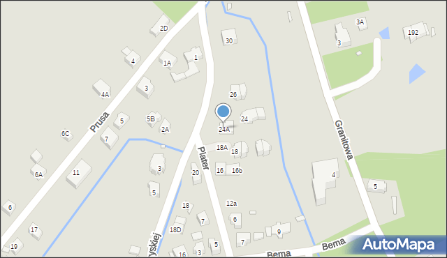 Karpacz, Komuny Paryskiej, 24A, mapa Karpacz