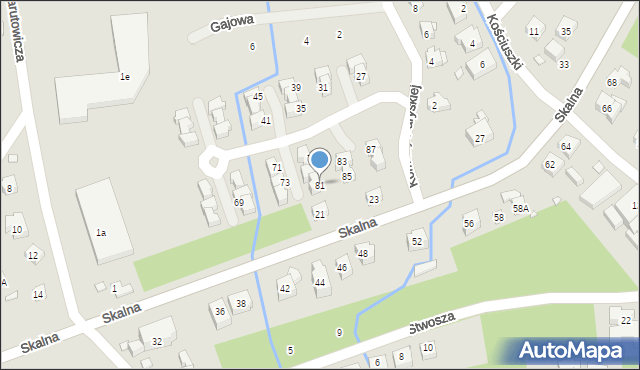 Karpacz, Komuny Paryskiej, 81, mapa Karpacz