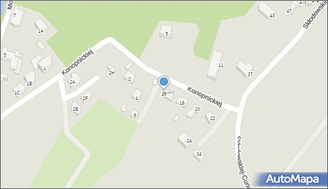 Karpacz, Konopnickiej Marii, 16, mapa Karpacz