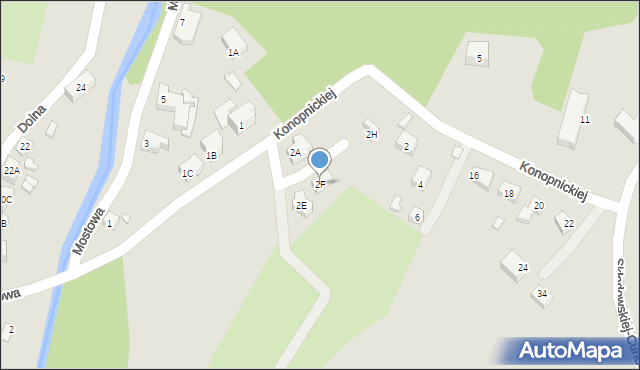 Karpacz, Konopnickiej Marii, 2F, mapa Karpacz