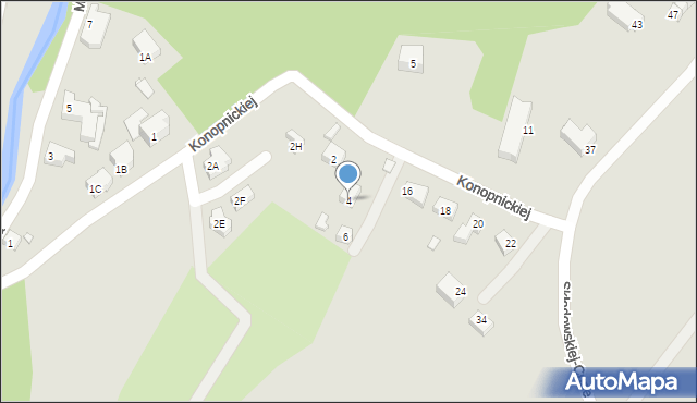 Karpacz, Konopnickiej Marii, 4, mapa Karpacz