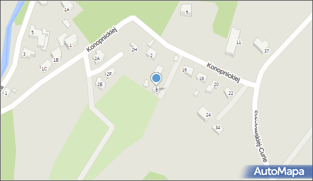 Karpacz, Konopnickiej Marii, 6, mapa Karpacz