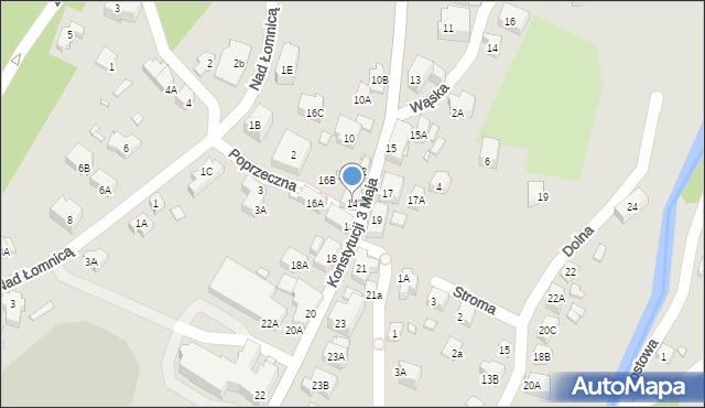 Karpacz, Konstytucji 3 Maja, 14, mapa Karpacz