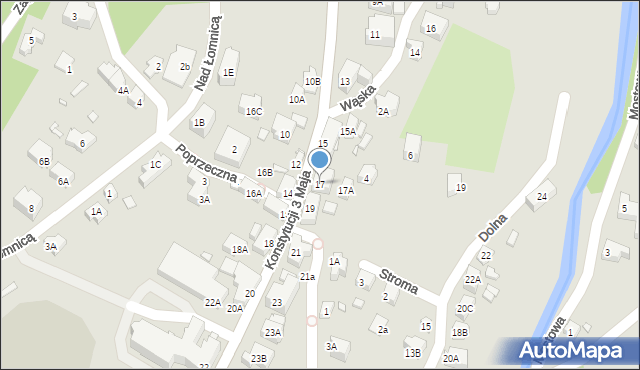 Karpacz, Konstytucji 3 Maja, 17, mapa Karpacz