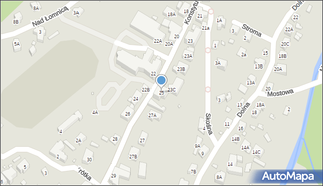 Karpacz, Konstytucji 3 Maja, 25, mapa Karpacz