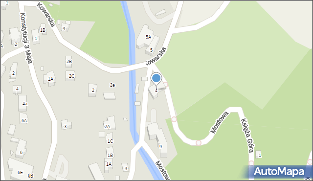 Karpacz, Kowarska, 4, mapa Karpacz