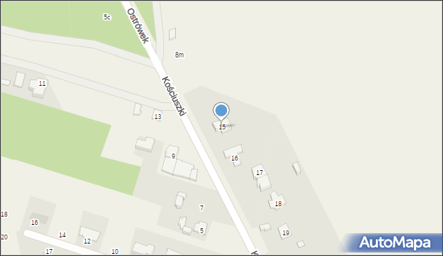Karsznice, Kościuszki Tadeusza, gen., 15, mapa Karsznice