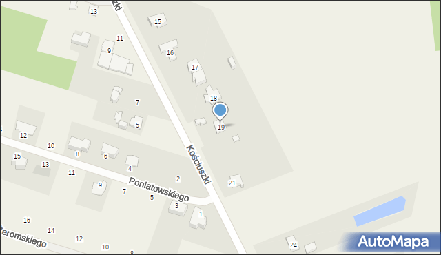 Karsznice, Kościuszki Tadeusza, gen., 19, mapa Karsznice