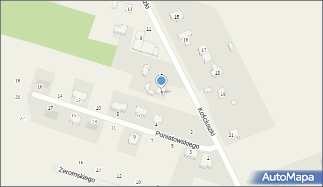 Karsznice, Kościuszki Tadeusza, gen., 5, mapa Karsznice