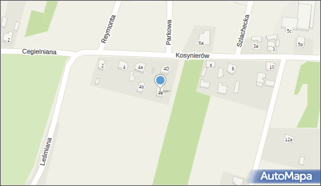 Karsznice, Kosynierów, 4e, mapa Karsznice