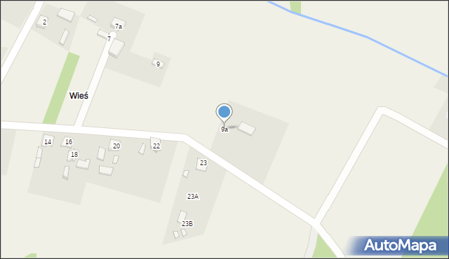 Karsznice, Kosynierów, 9a, mapa Karsznice