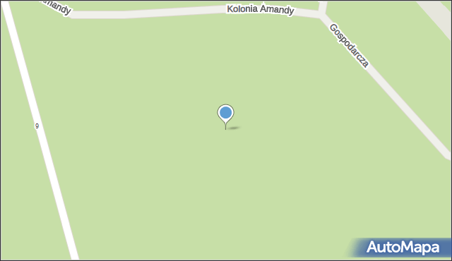 Katowice, Kolonia Amandy, 9, mapa Katowic