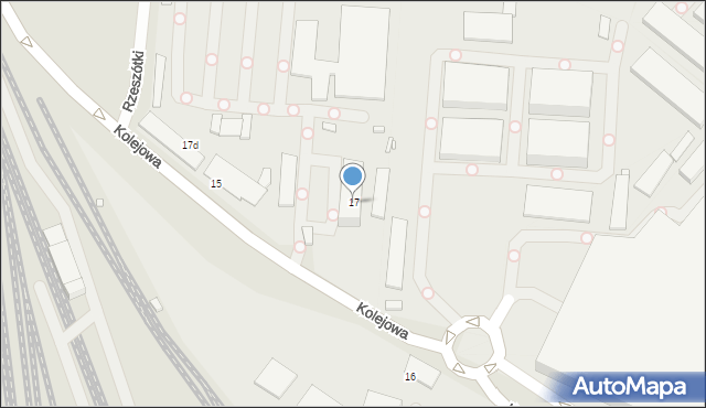 Katowice, Kolejowa, 17, mapa Katowic