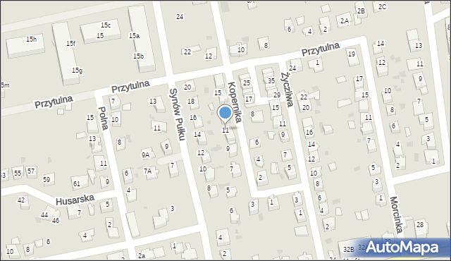 Kędzierzyn-Koźle, Kopernika Mikołaja, 11, mapa Kędzierzyna-Koźle