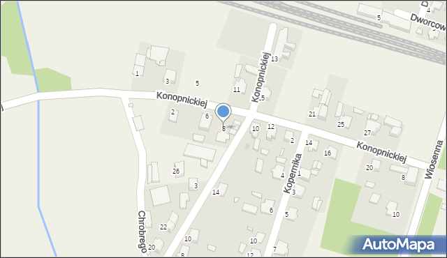 Kielcza, Konopnickiej Marii, 8, mapa Kielcza